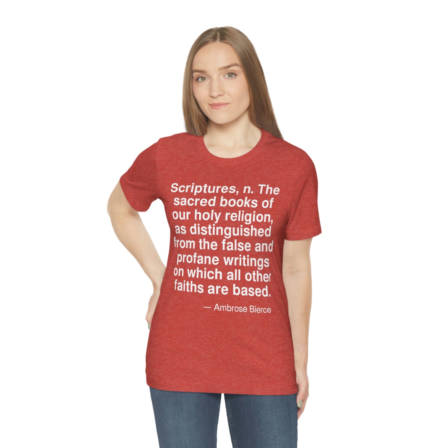 Bierce Scriptures Aa adult t-shirt