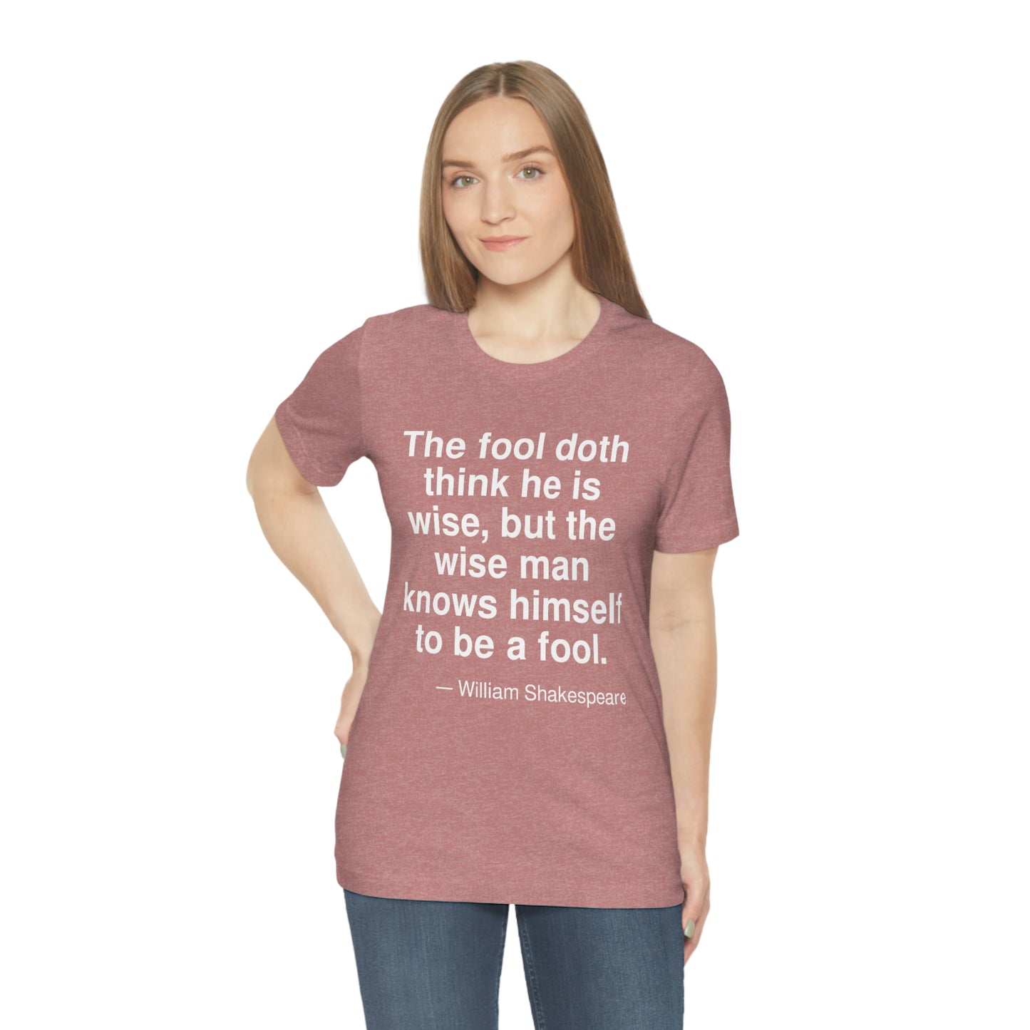 Shakespeare Fool Aa adult t-shirt