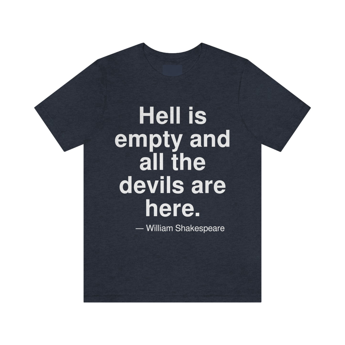 Shakespeare Hell Aa adult t-shirt