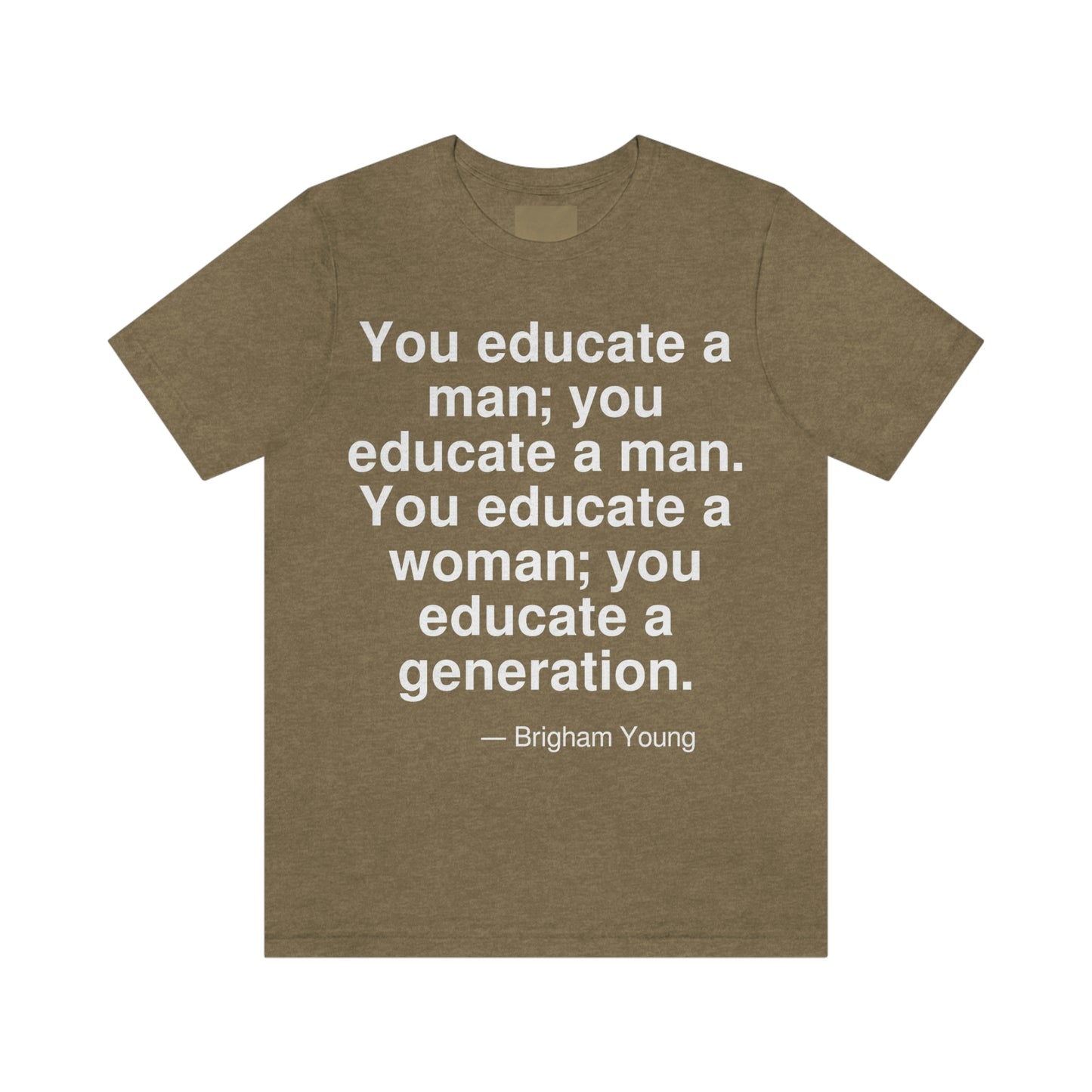 Young Educate Aa adult t-shirt