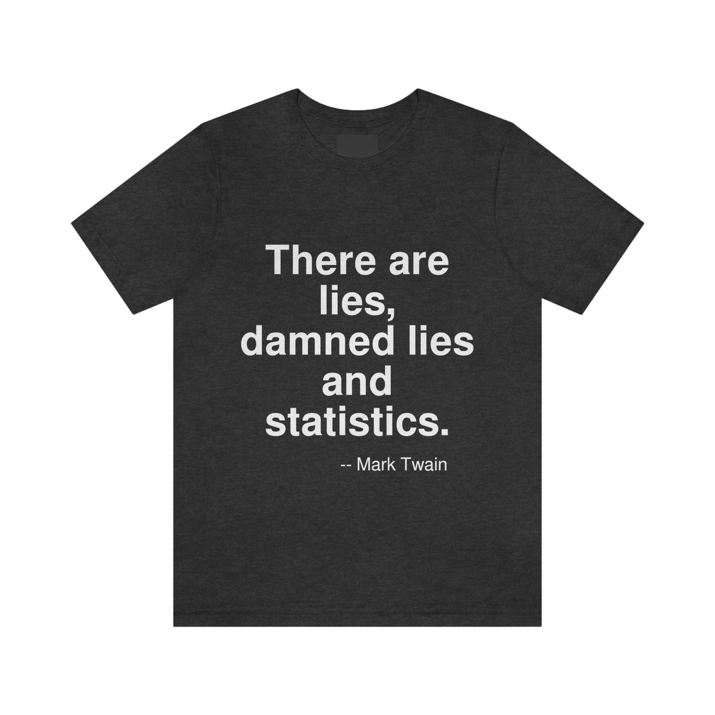 Twain Statistics Aa adult t-shirt