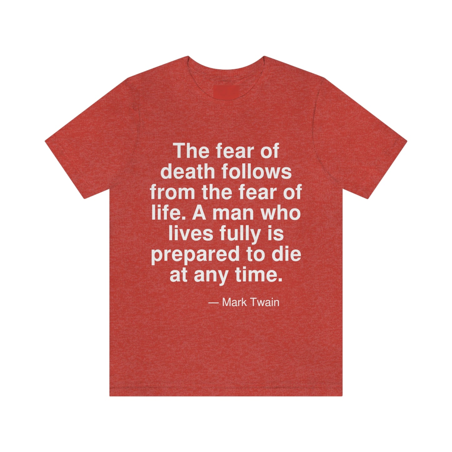 Twain Fear Aa adult t-shirt