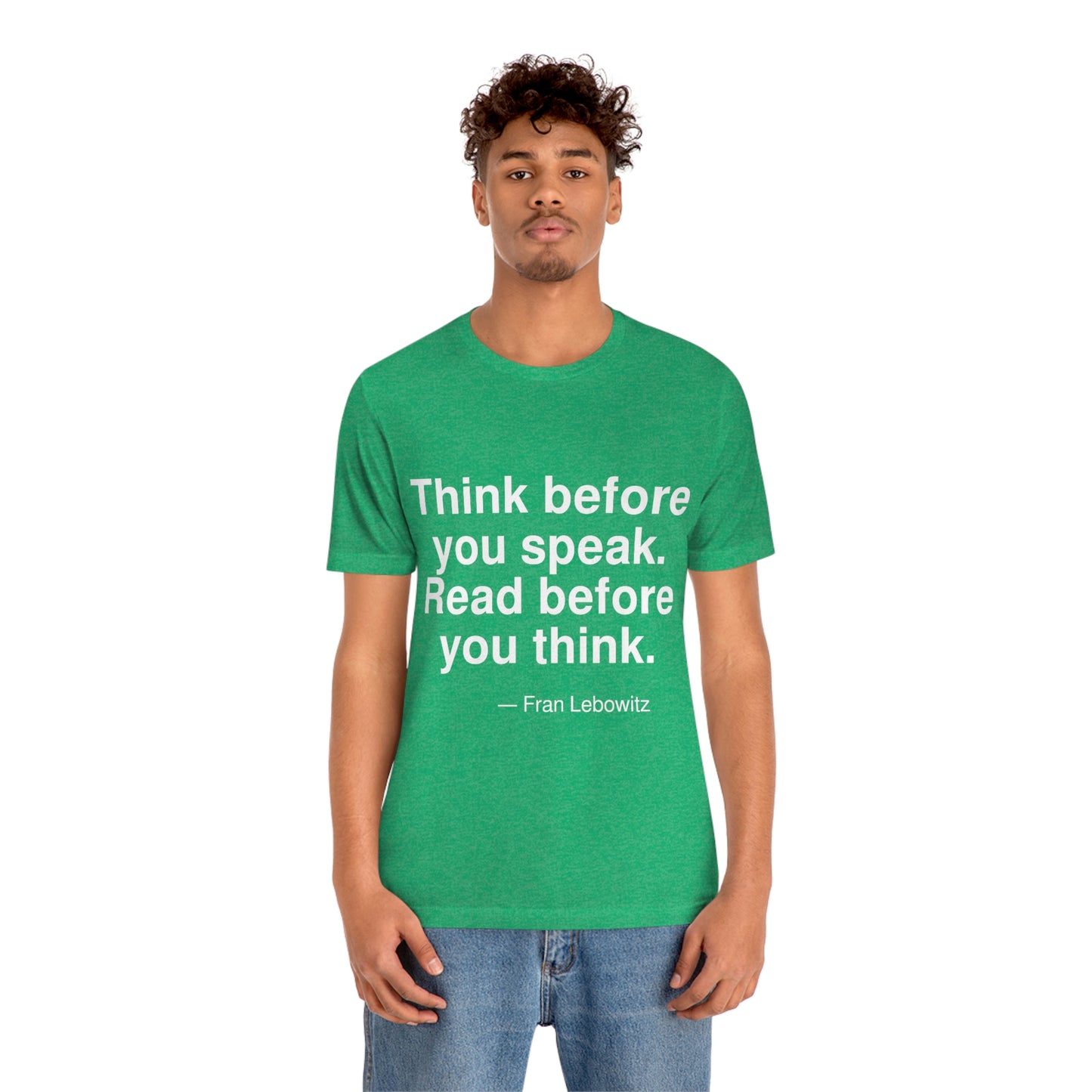 Lebowitz Think Aa adult t-shirt