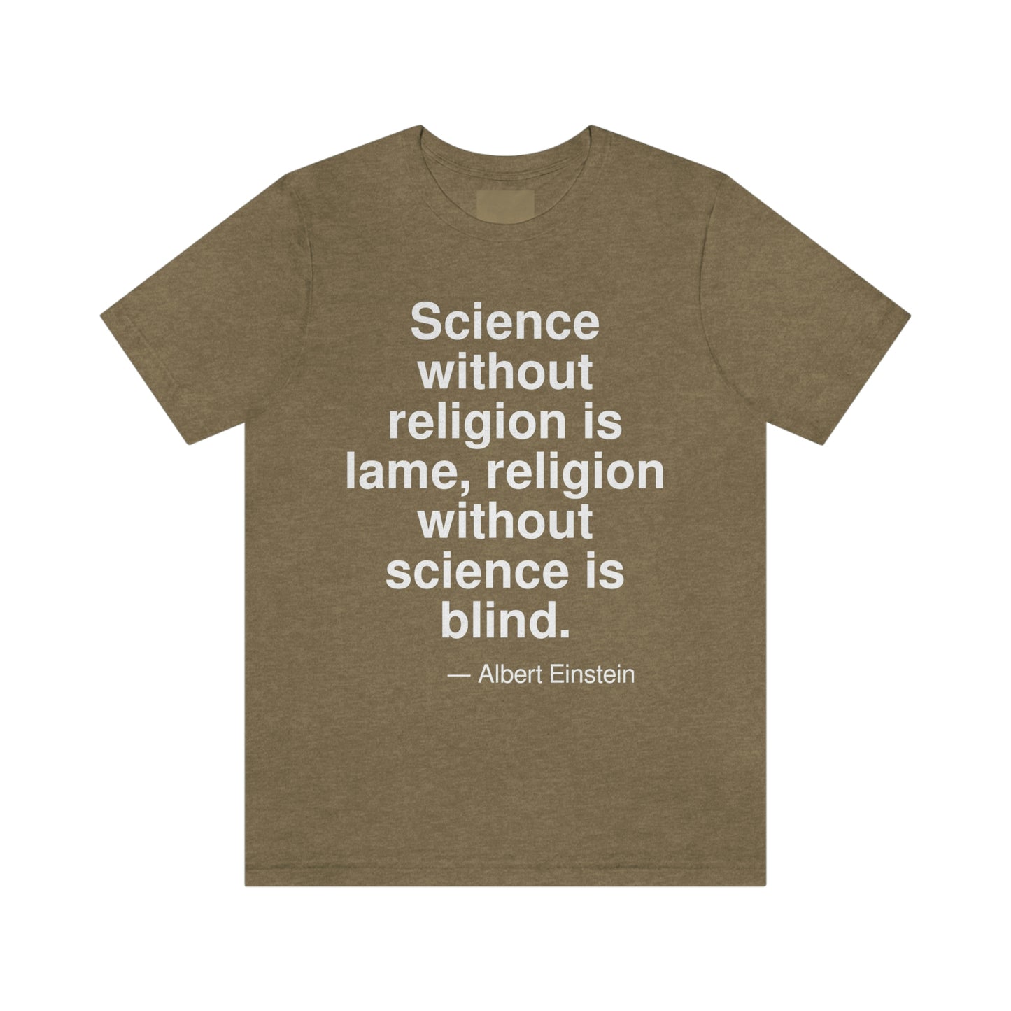 Einstein Science Aa adult t-shirt