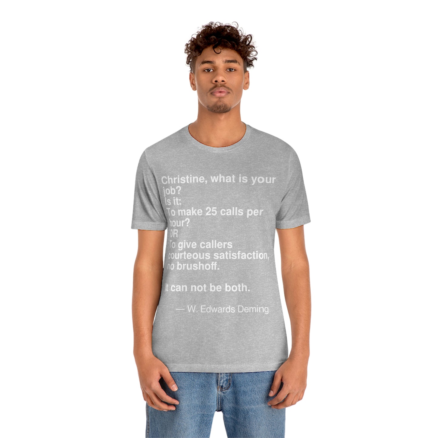 Deming Job Aa adult t-shirt