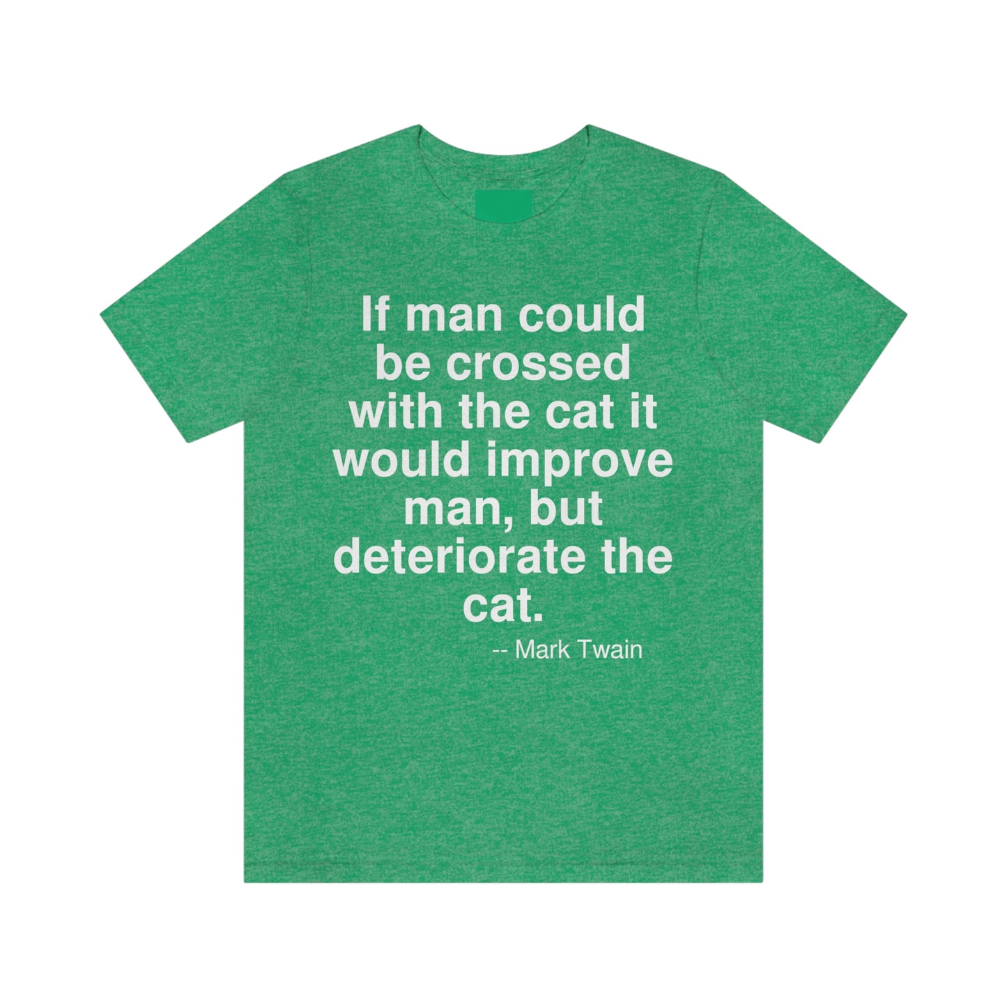 Twain Cat Aa adult t-shirt