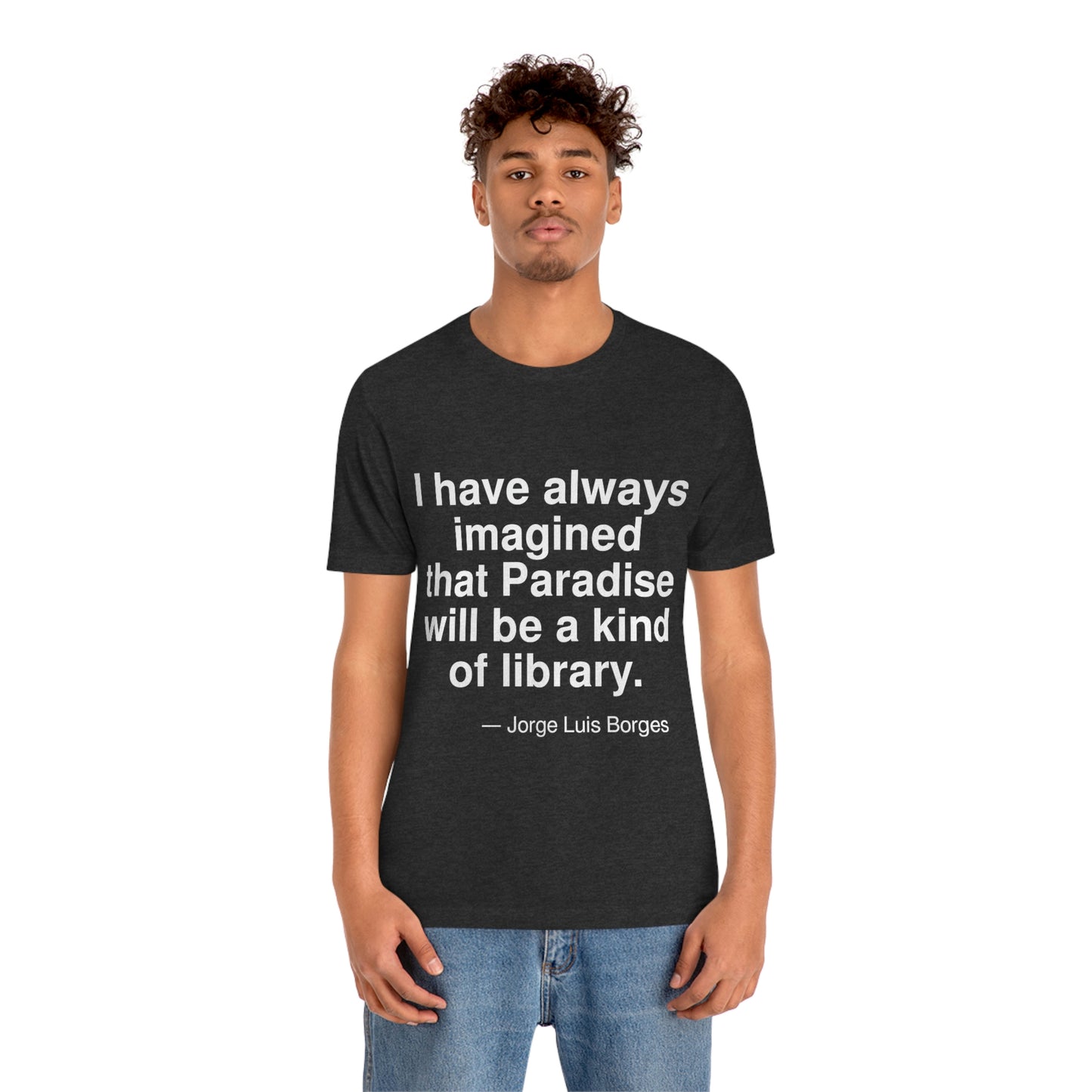 Borges Library Aa adult t-shirt