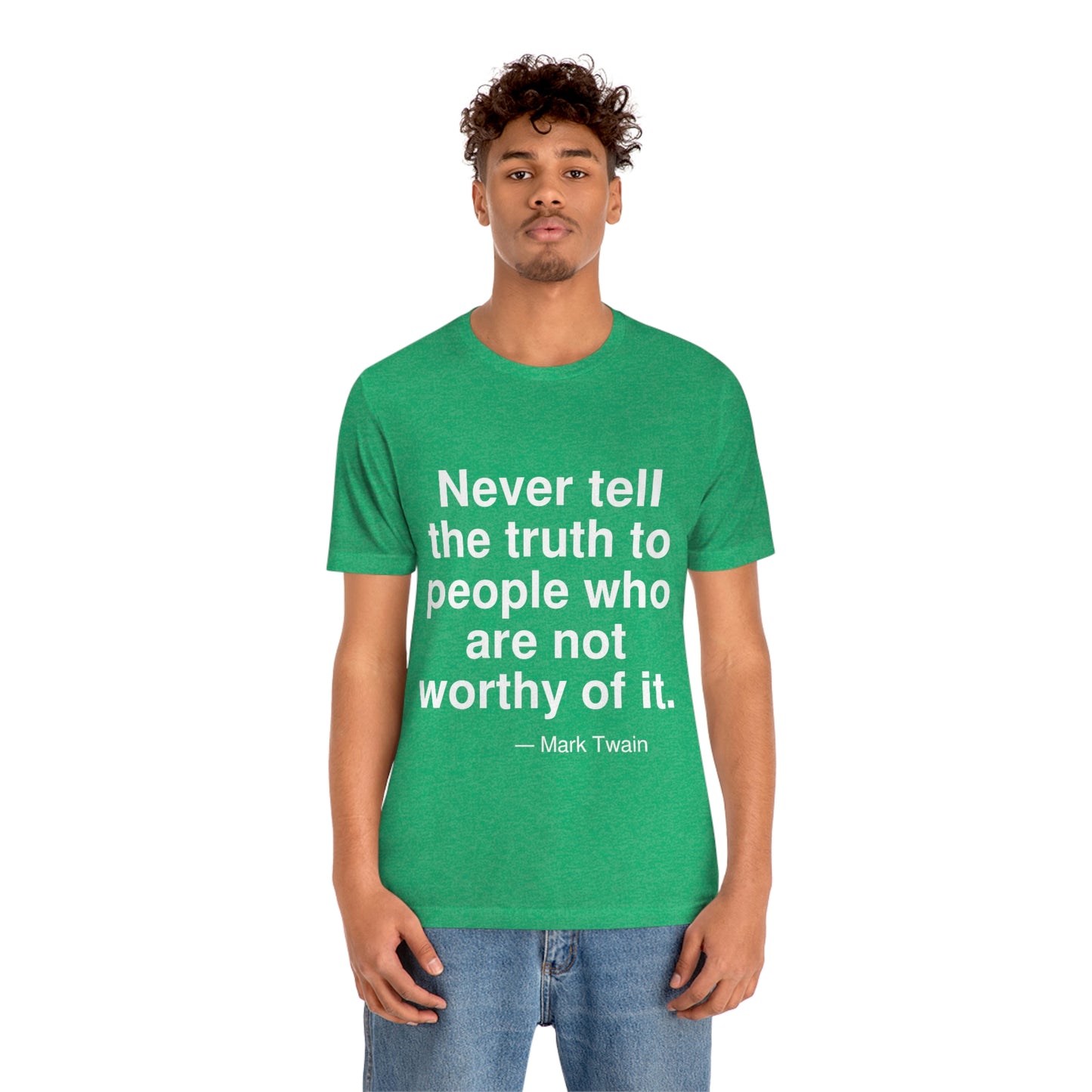 Twain Worthy Aa adult t-shirt