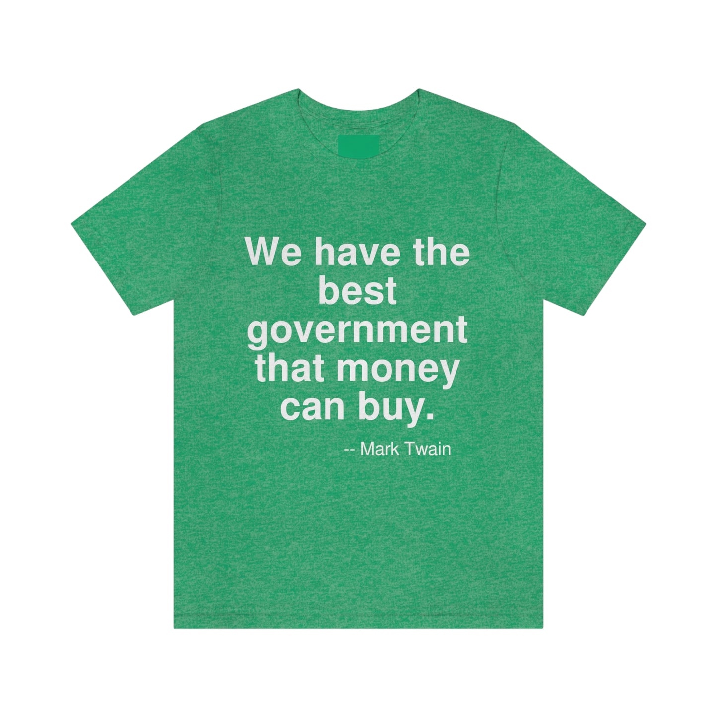 Twain Government Aa adult t-shirt