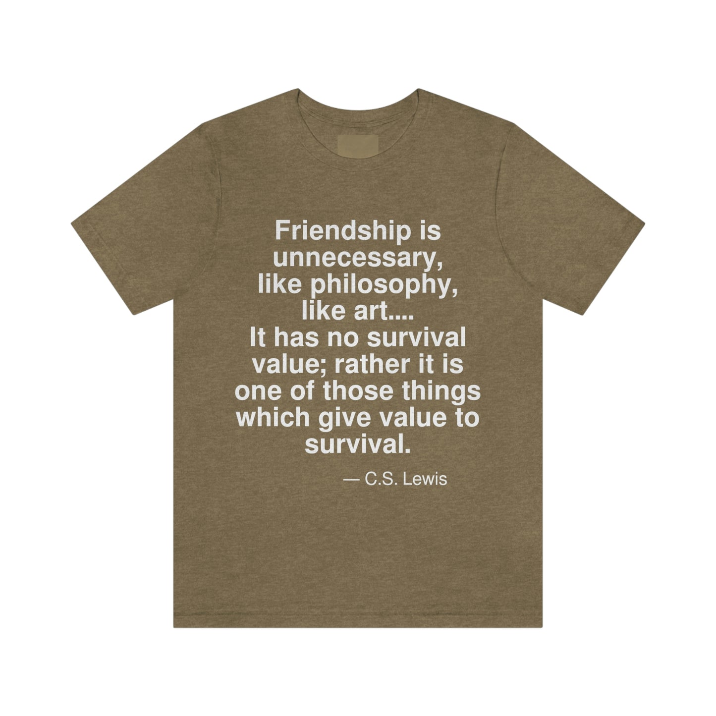 Lewis Survival Aa adult t-shirt