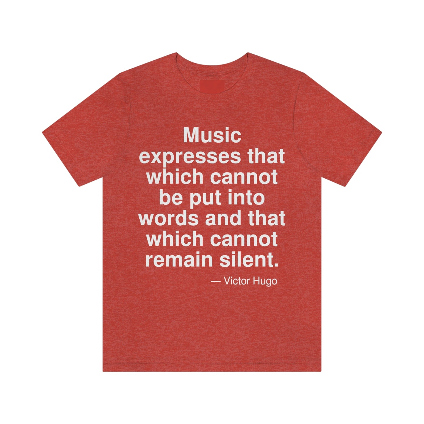 Hugo Music Aa adult t-shirt