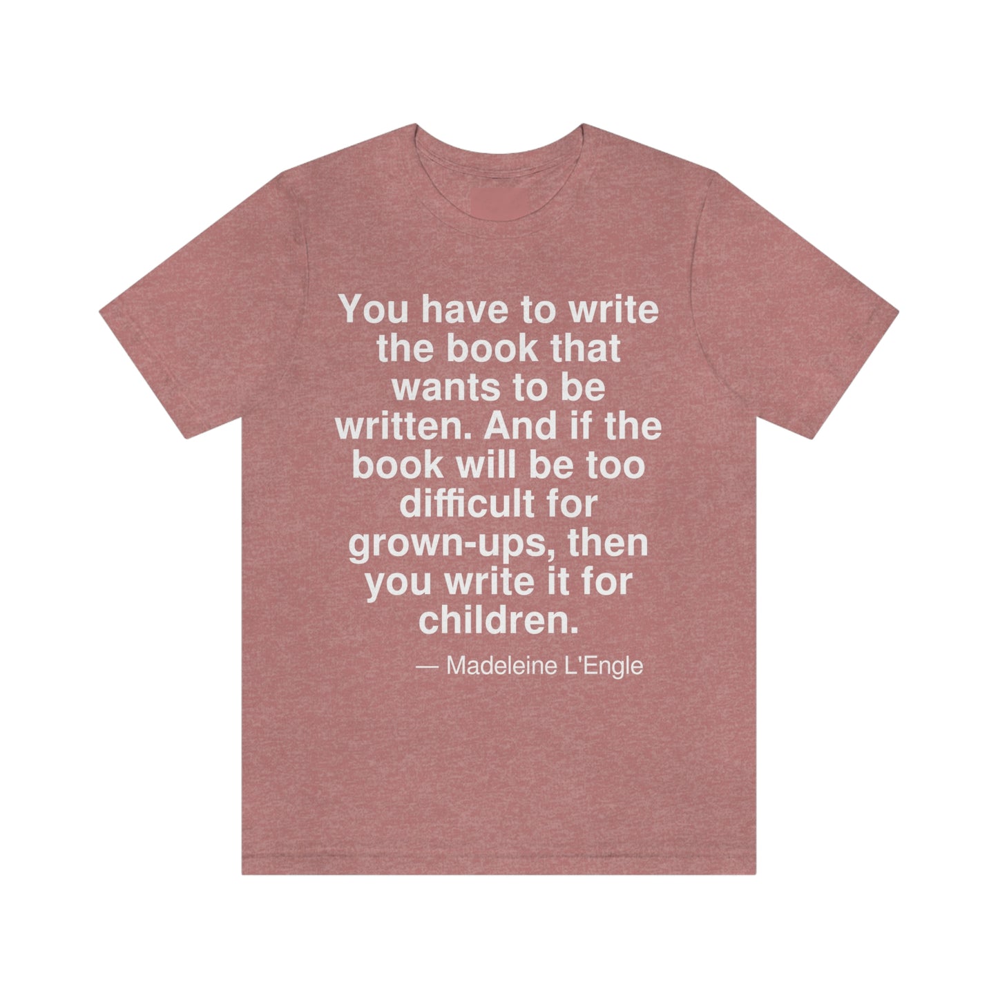 L'Engle Book Aa adult t-shirt