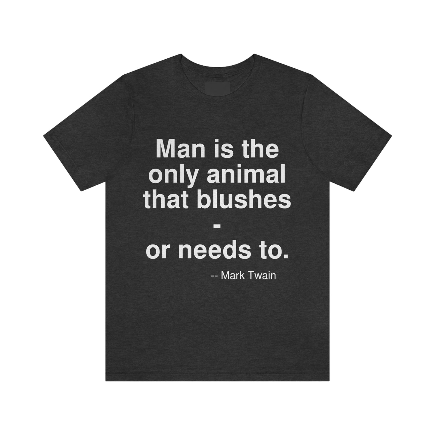 Twain Blushes Aa adult t-shirt