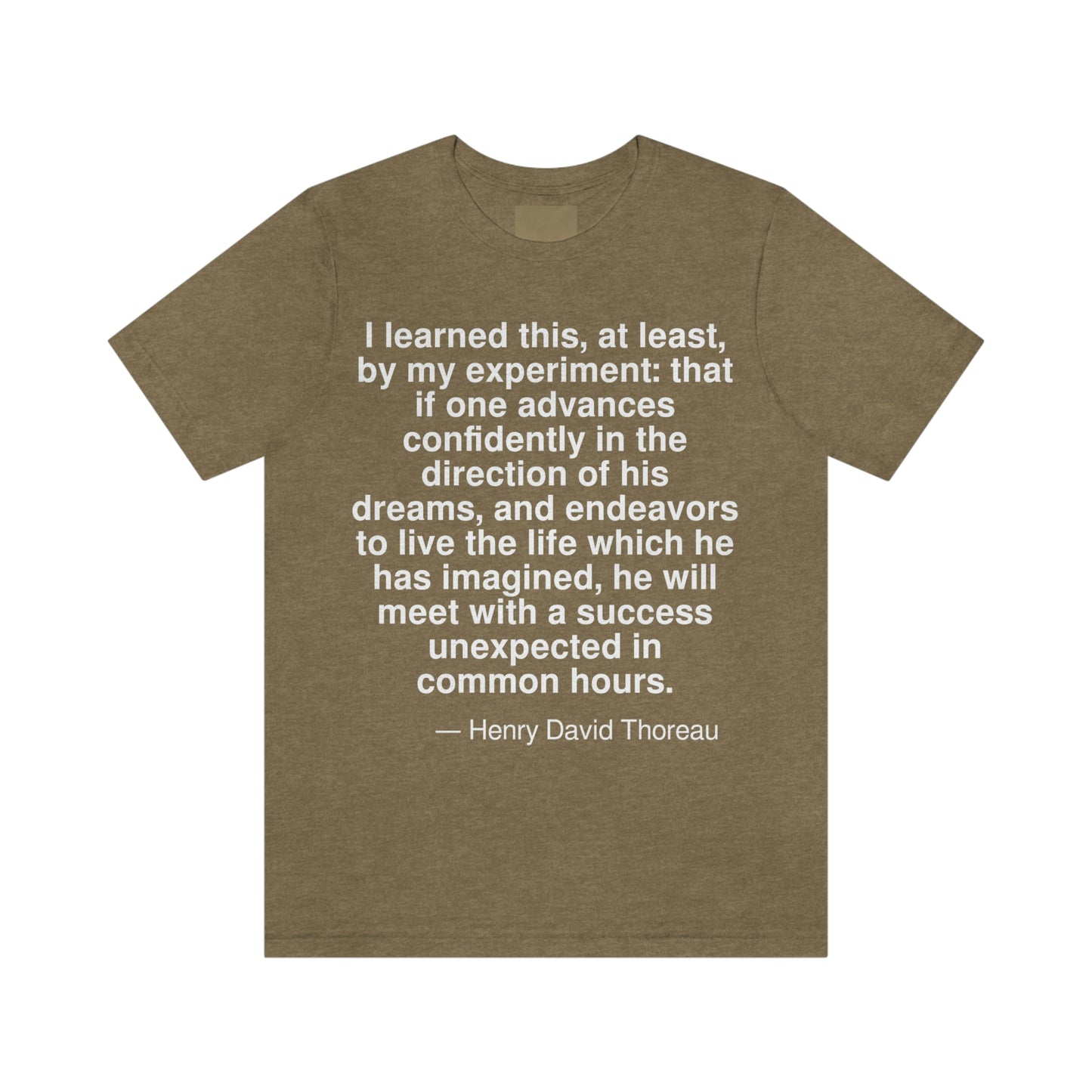 Thoreau Learned Aa adult t-shirt