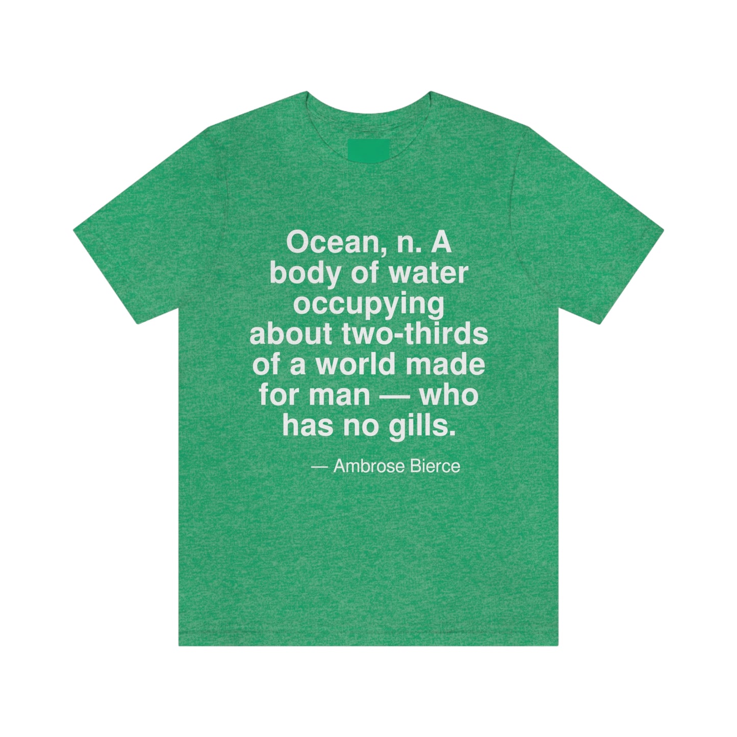 Bierce Ocean Aa adult t-shirt