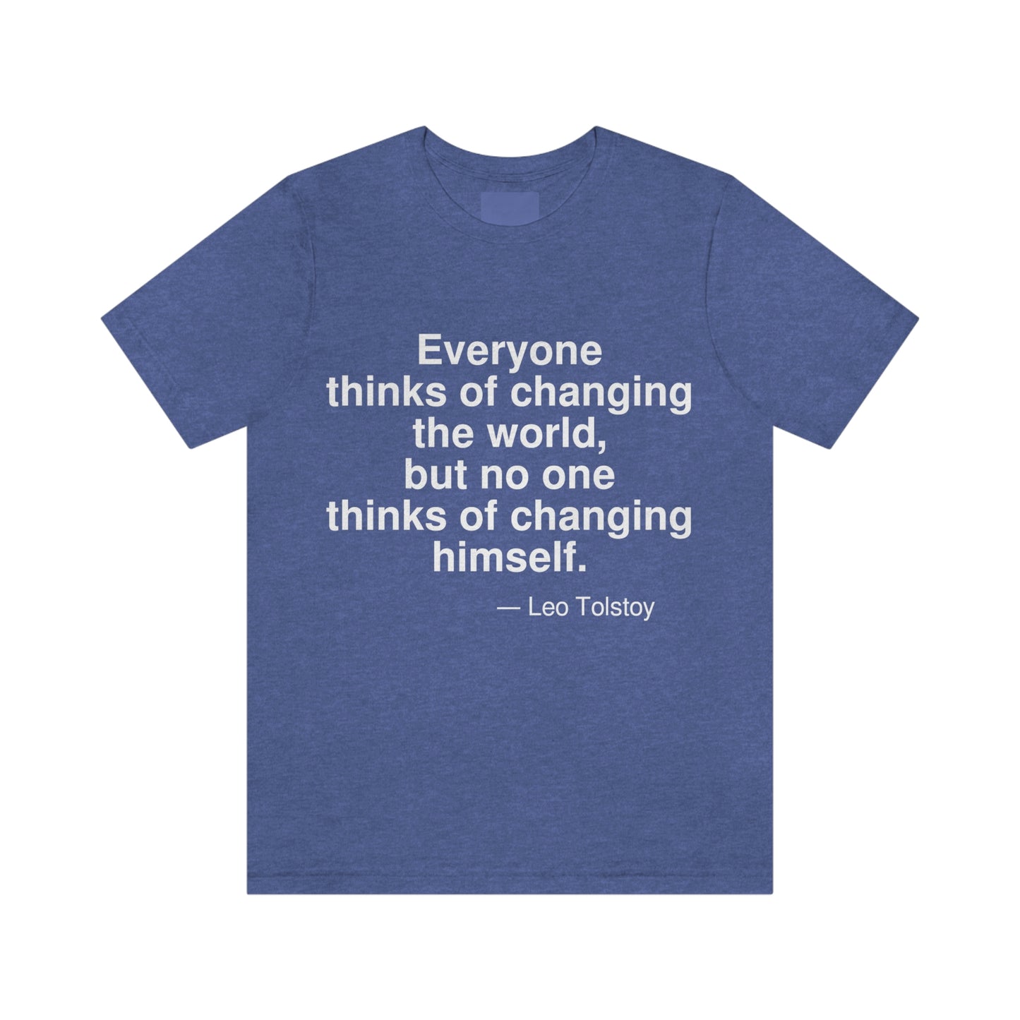 Tolstoy Changing Aa adult t-shirt