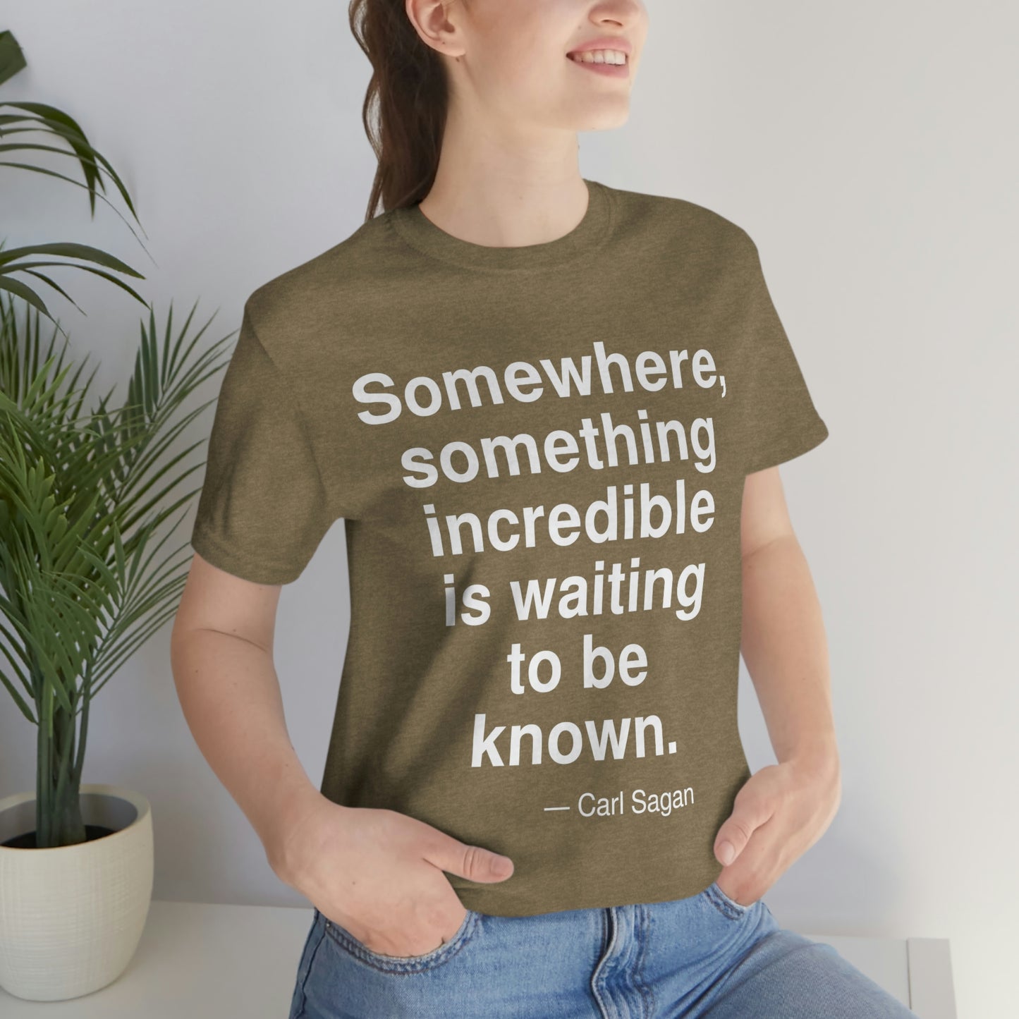 Sagan Known Aa adult t-shirt