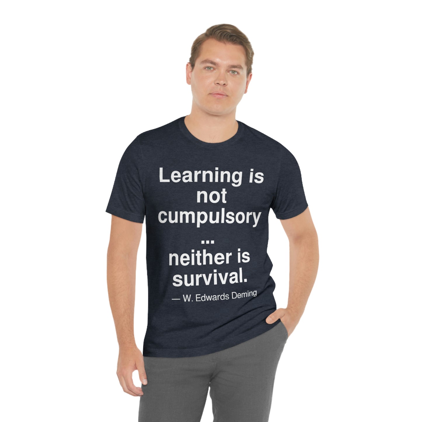 Deming Learning Aa adult t-shirt