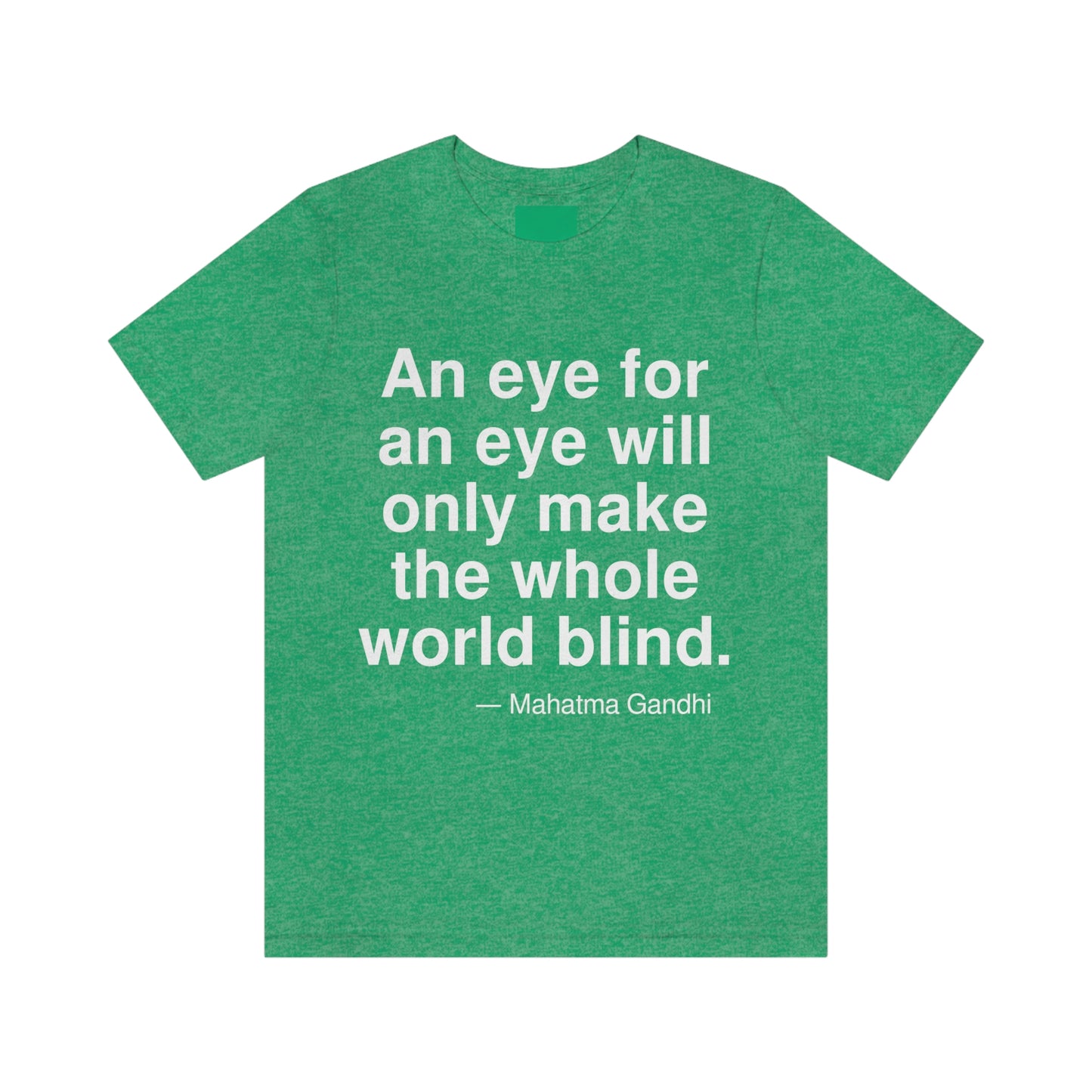 Gandhi Blind Aa adult t-shirt