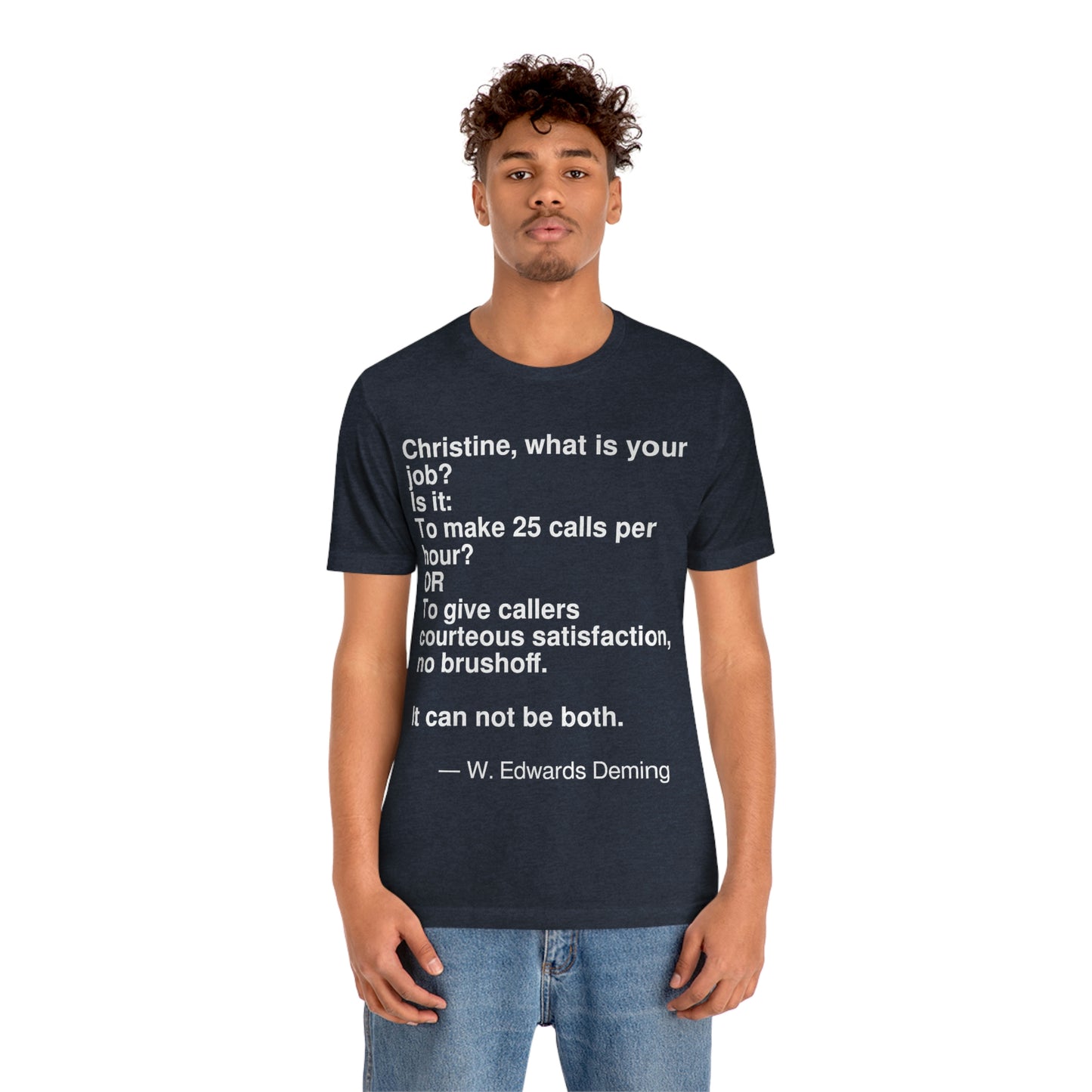 Deming Job Aa adult t-shirt