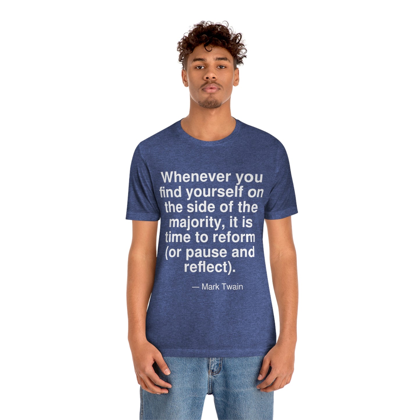 Twain Majority Aa adult t-shirt