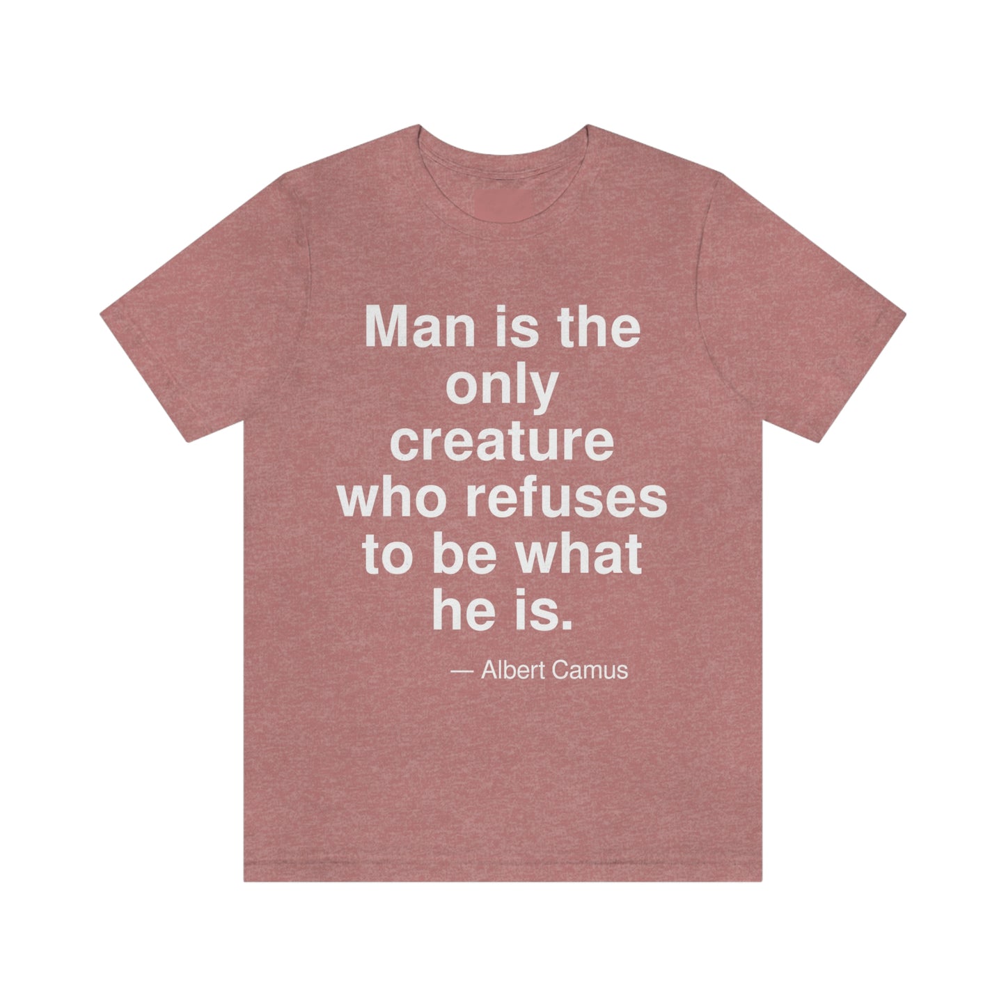 Camus Refuses Aa adult t-shirt