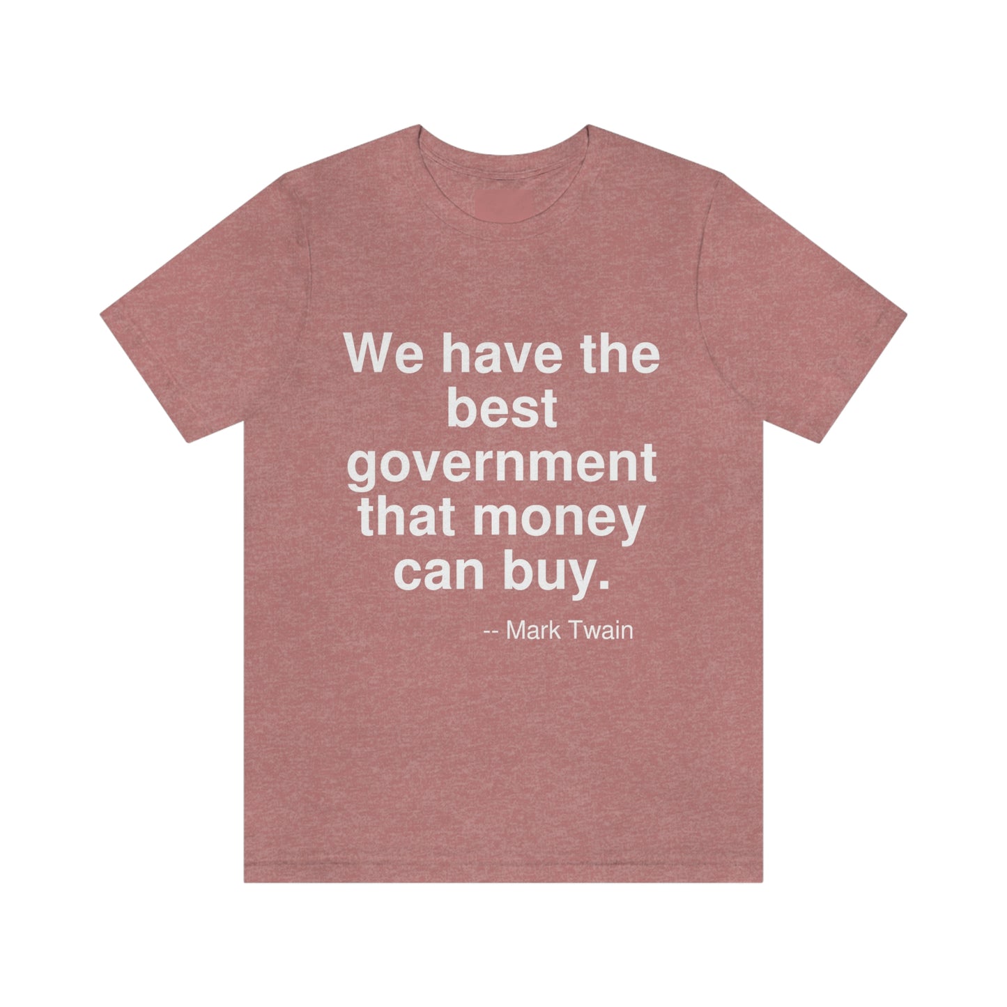 Twain Government Aa adult t-shirt