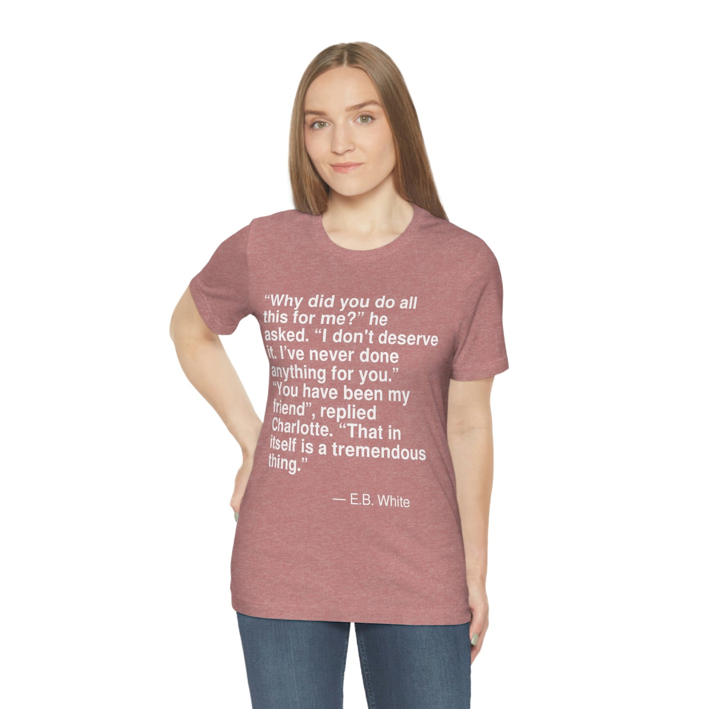 White Friend Aa adult t-shirt