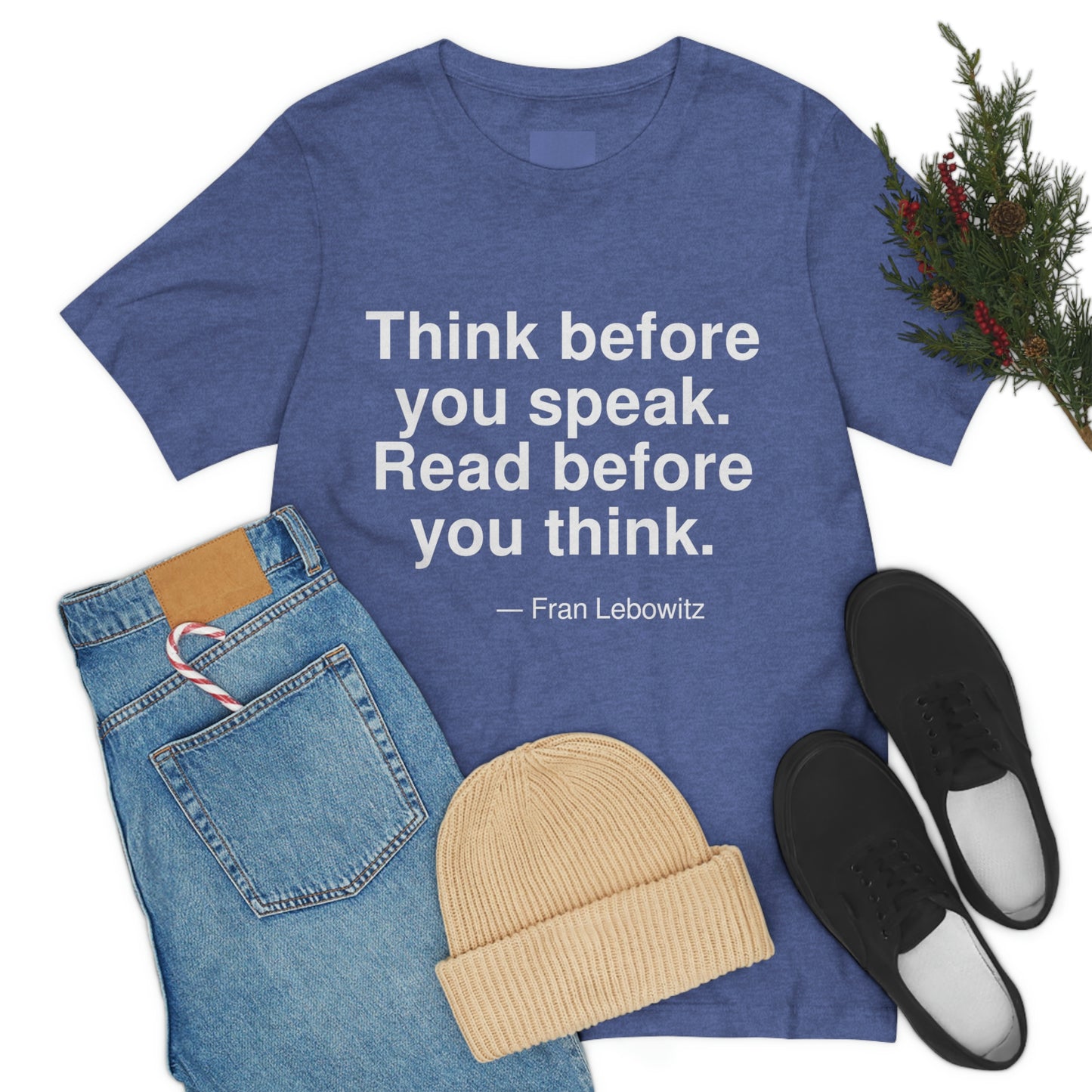 Lebowitz Think Aa adult t-shirt