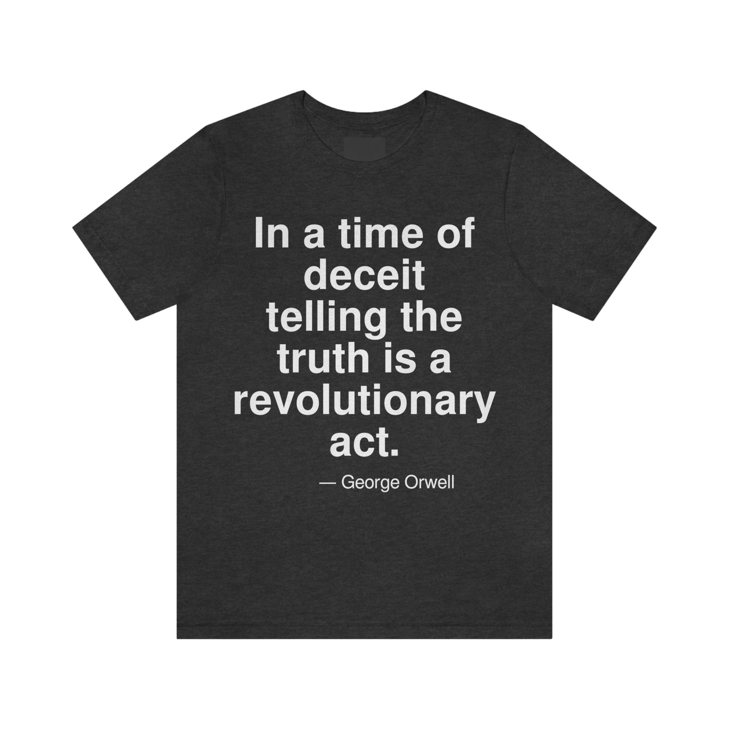 Orwell Deceit Aa adult t-shirt