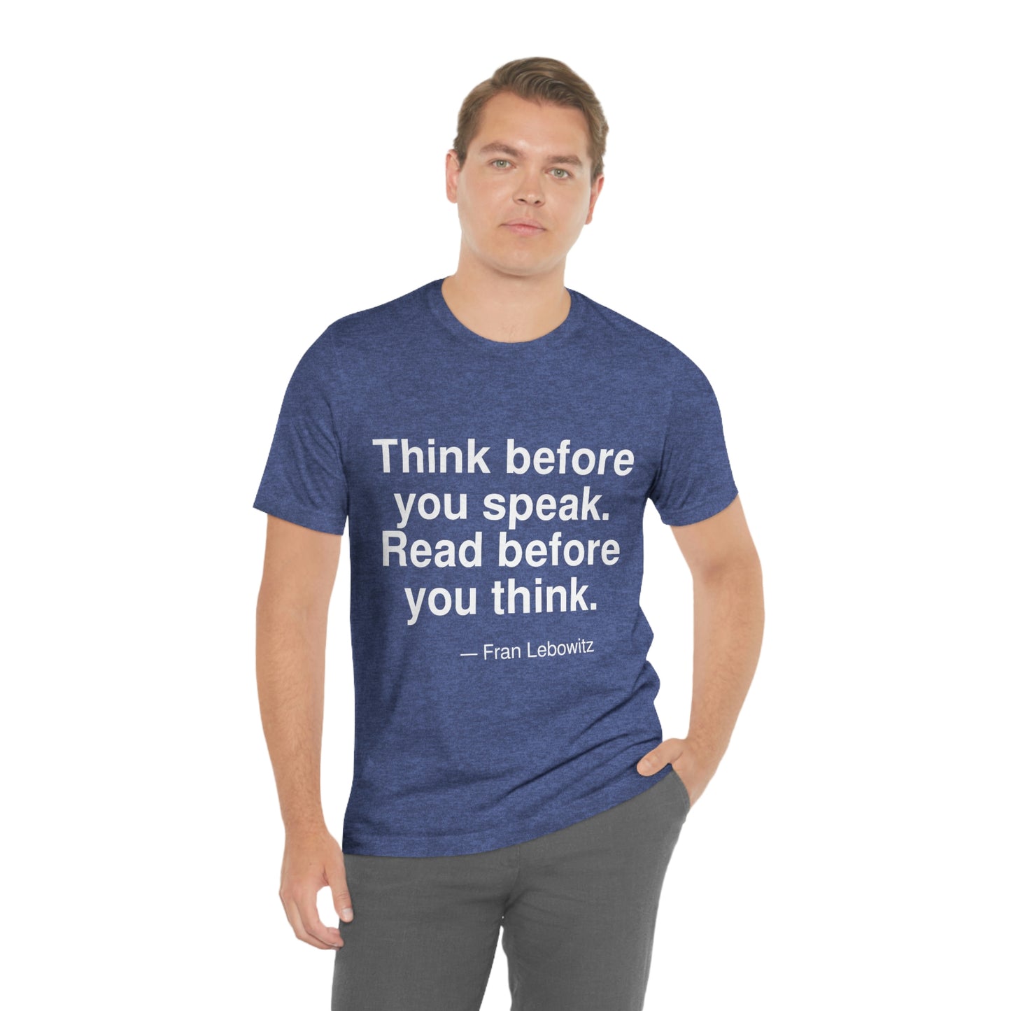 Lebowitz Think Aa adult t-shirt