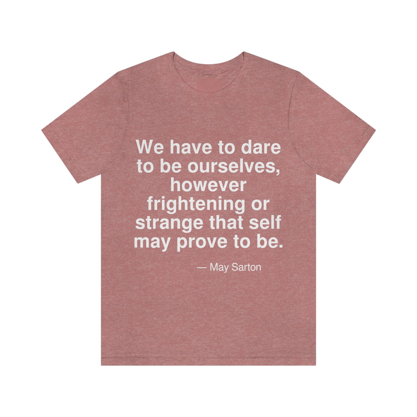 Sarton Dare Aa adult t-shirt