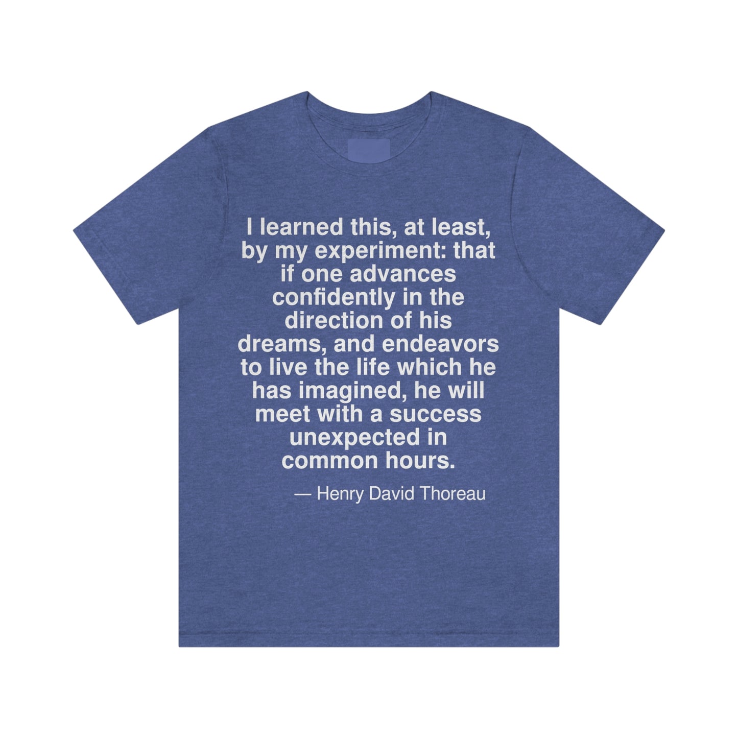 Thoreau Learned Aa adult t-shirt