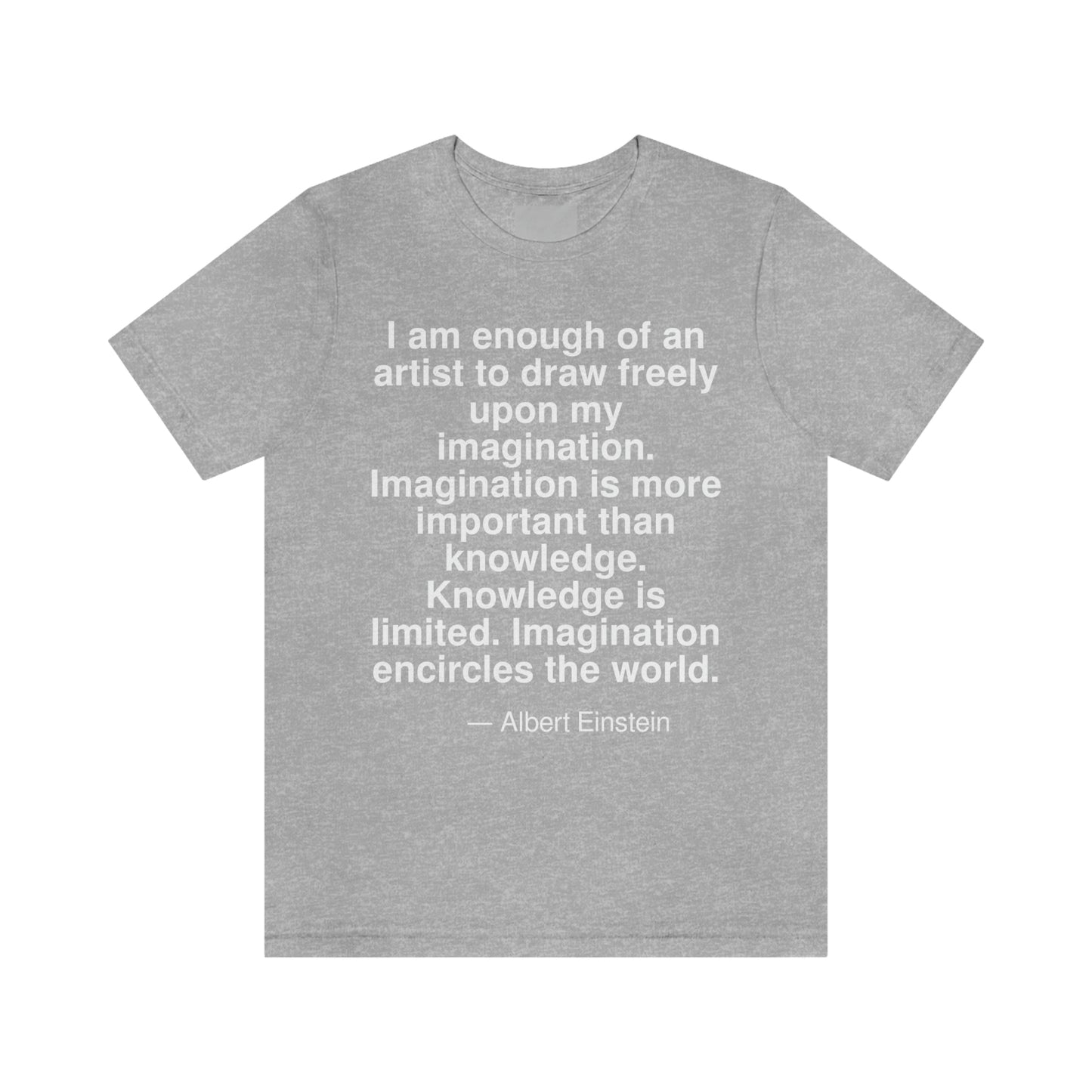 Einstein Imagination Aa adult t-shirt