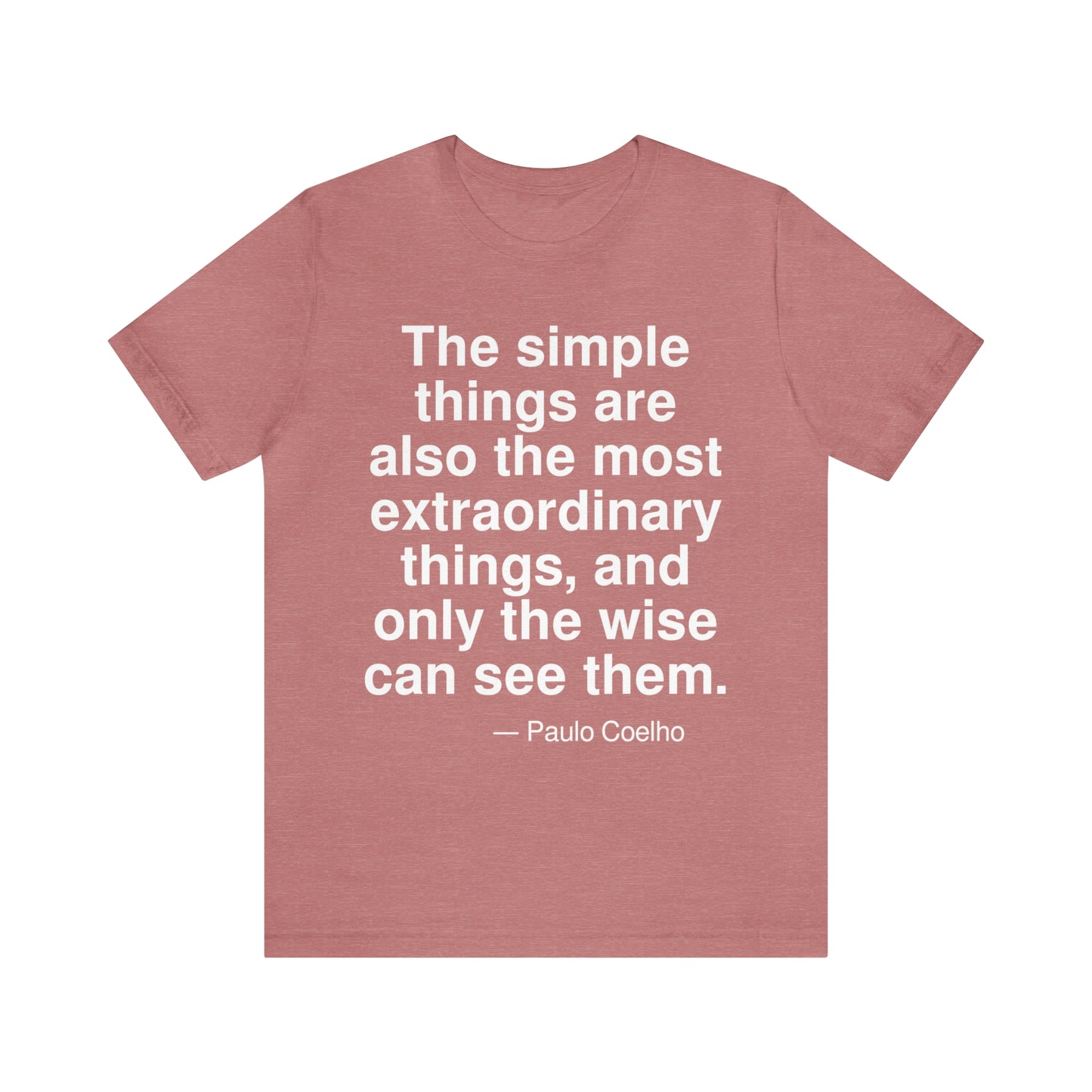 Coelho Simple Aa adult t-shirt