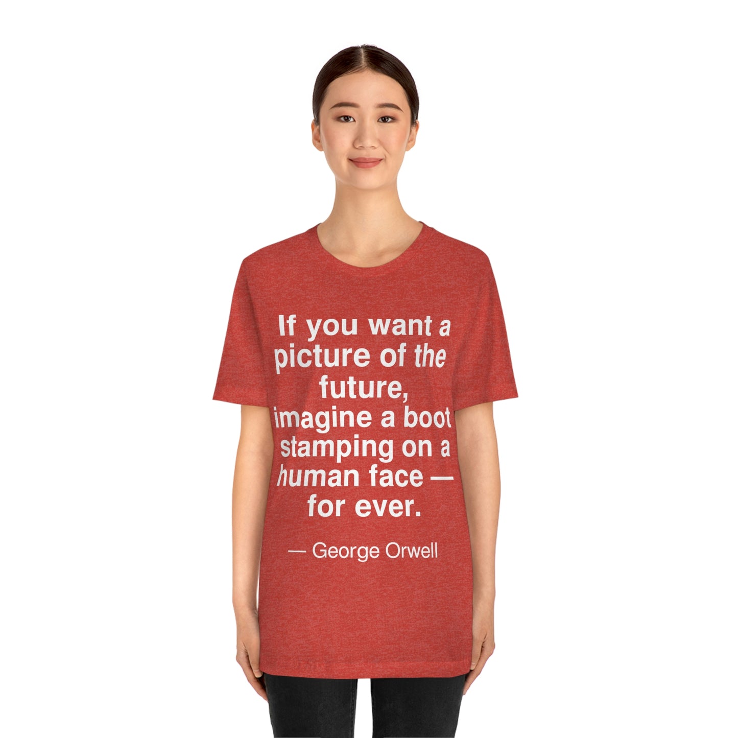 Orwell Boot Aa adult t-shirt