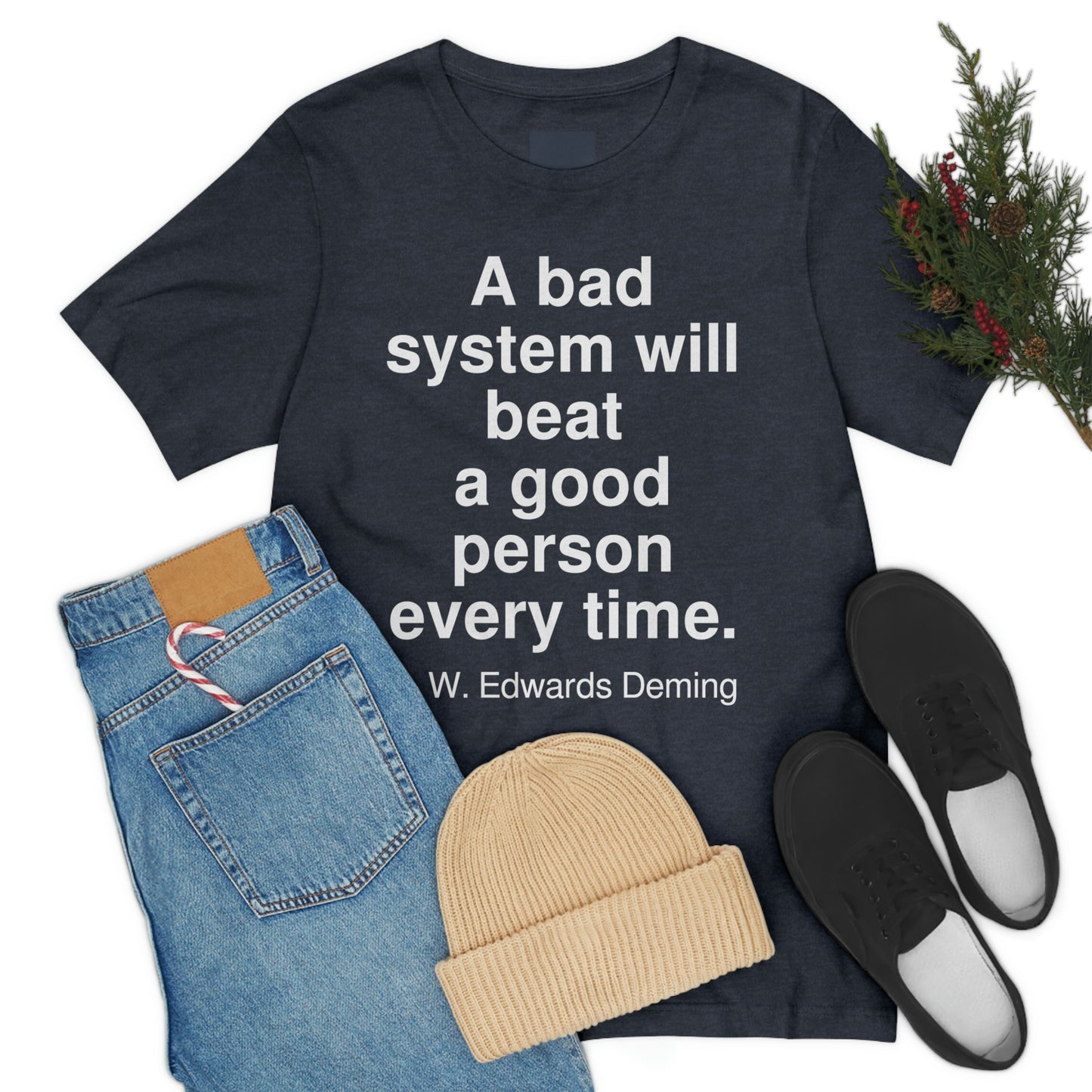 Deming System Aa adult t-shirt