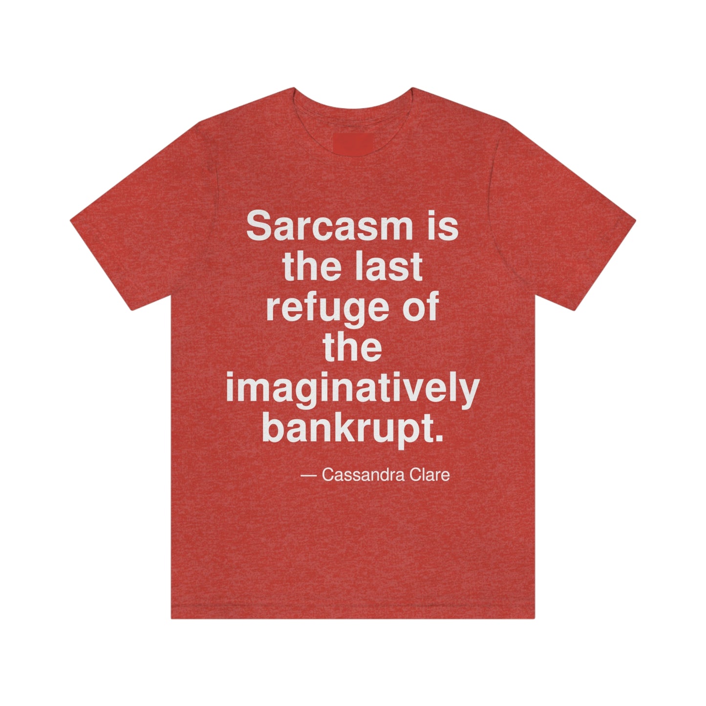 Clare Sarcasm Aa adult t-shirt