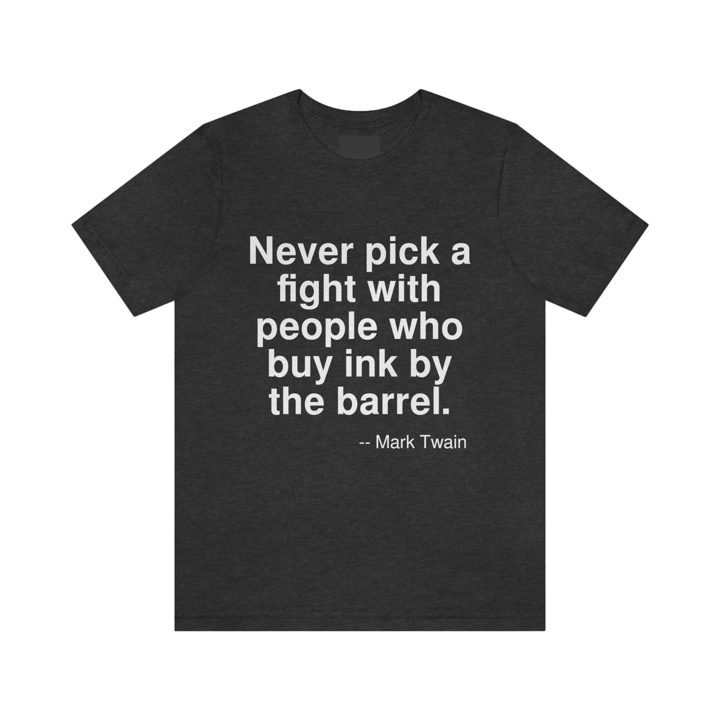 Twain Ink Aa adult t-shirt