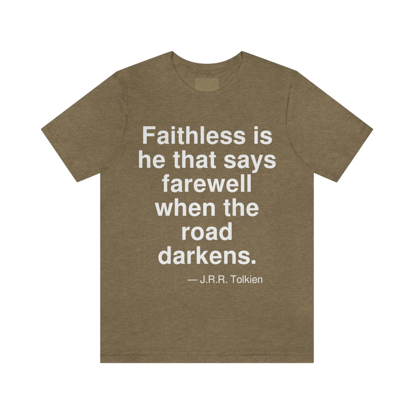 Tolkien Faithless Aa adult t-shirt