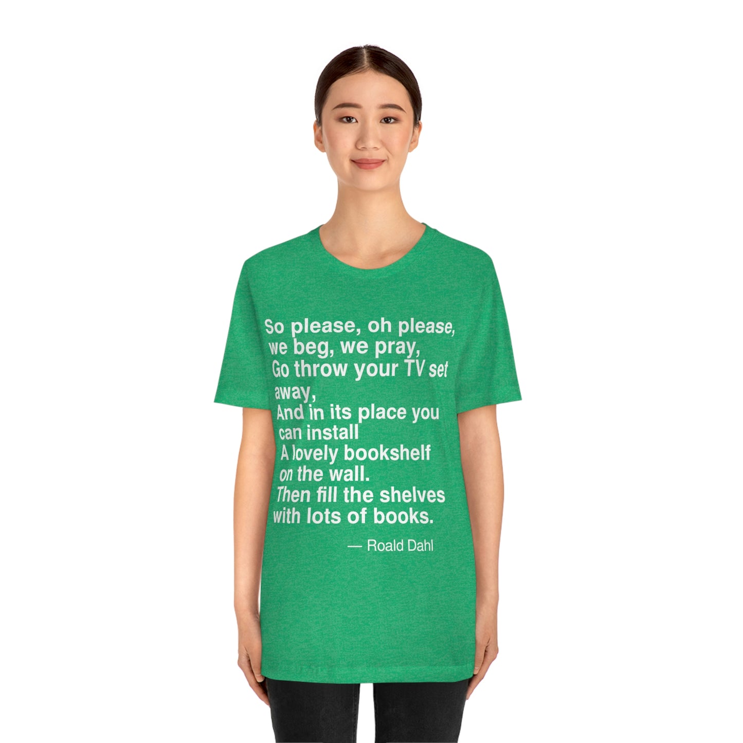 Dahl Please Aa adult t-shirt