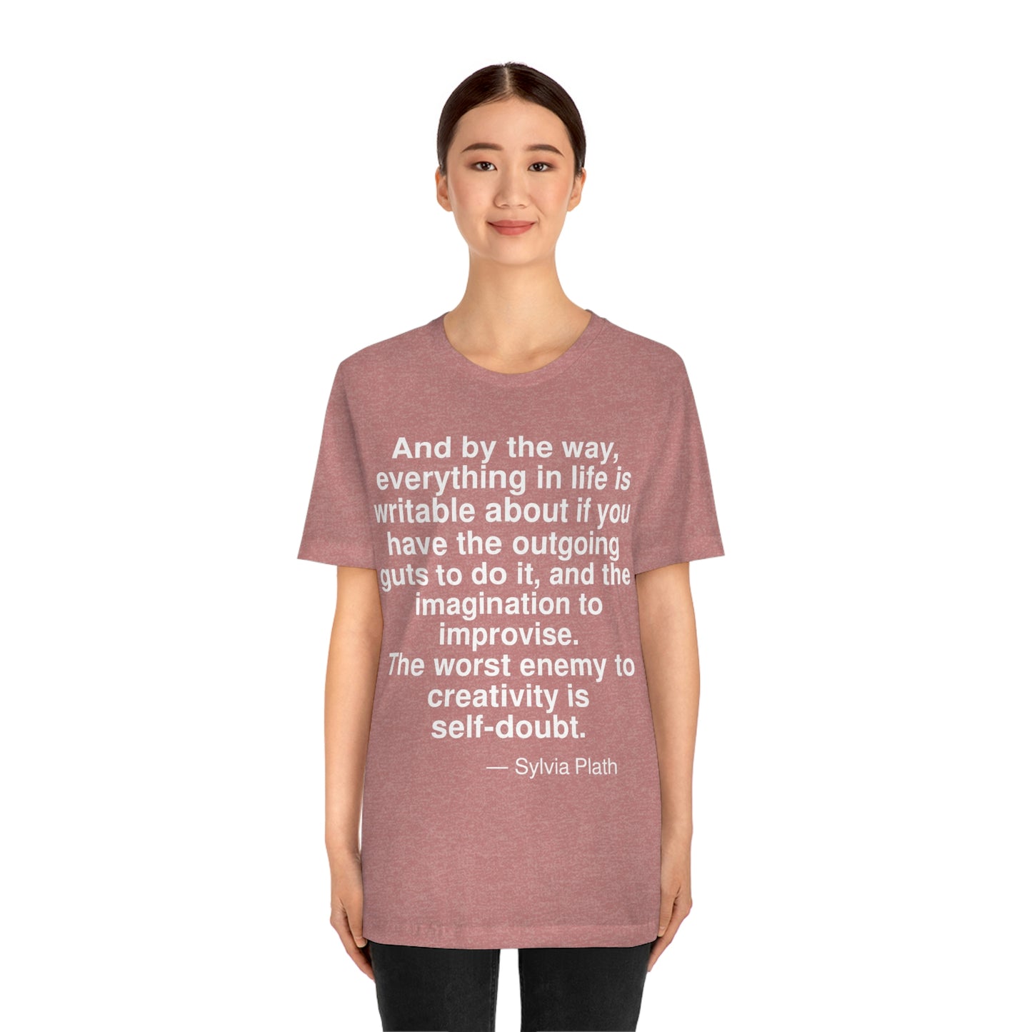 Plath Everything Aa adult t-shirt