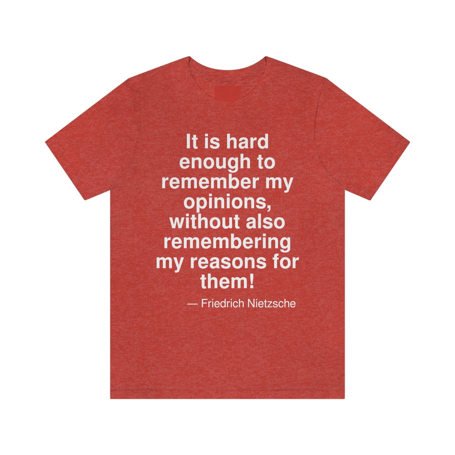 Nietzsche Remember Aa adult t-shirt