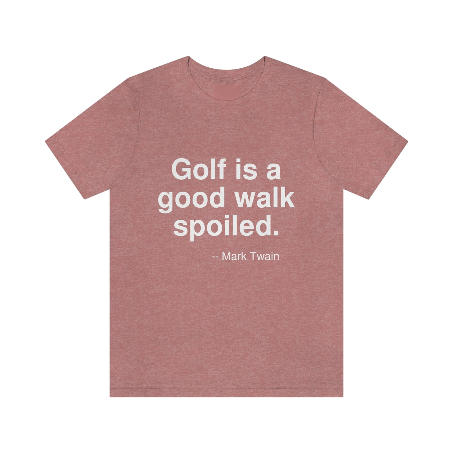 Twain Golf Aa adult t-shirt