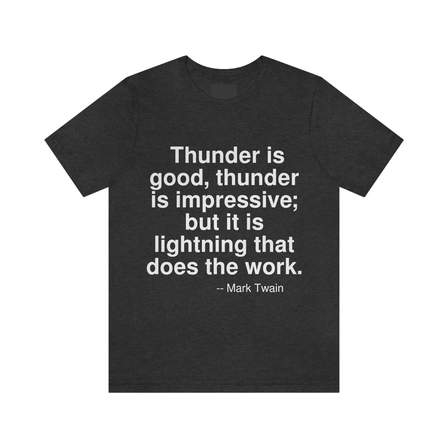 Twain Thunder Aa adult t-shirt