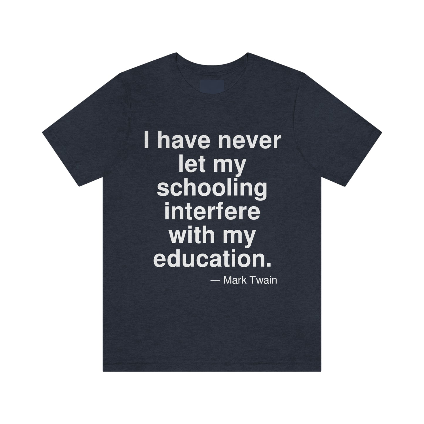 Twain Education Aa adult t-shirt