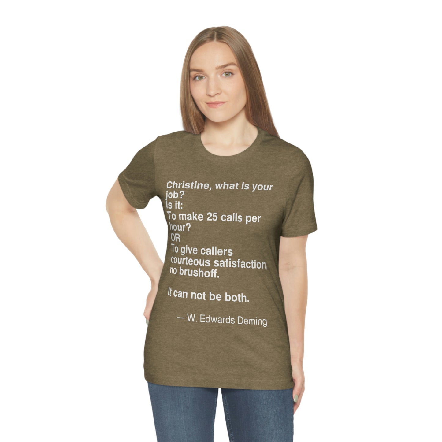 Deming Job Aa adult t-shirt