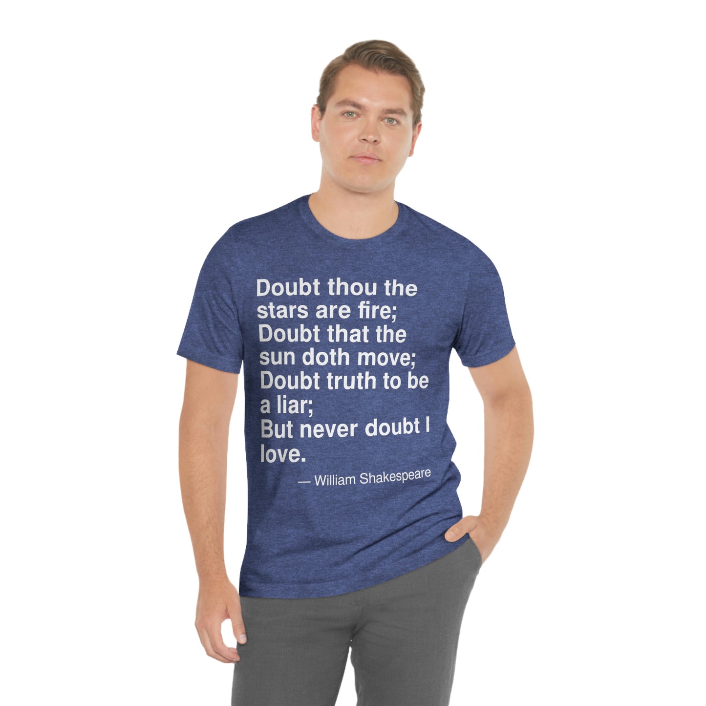 Shakespeare Doubt Aa adult t-shirt