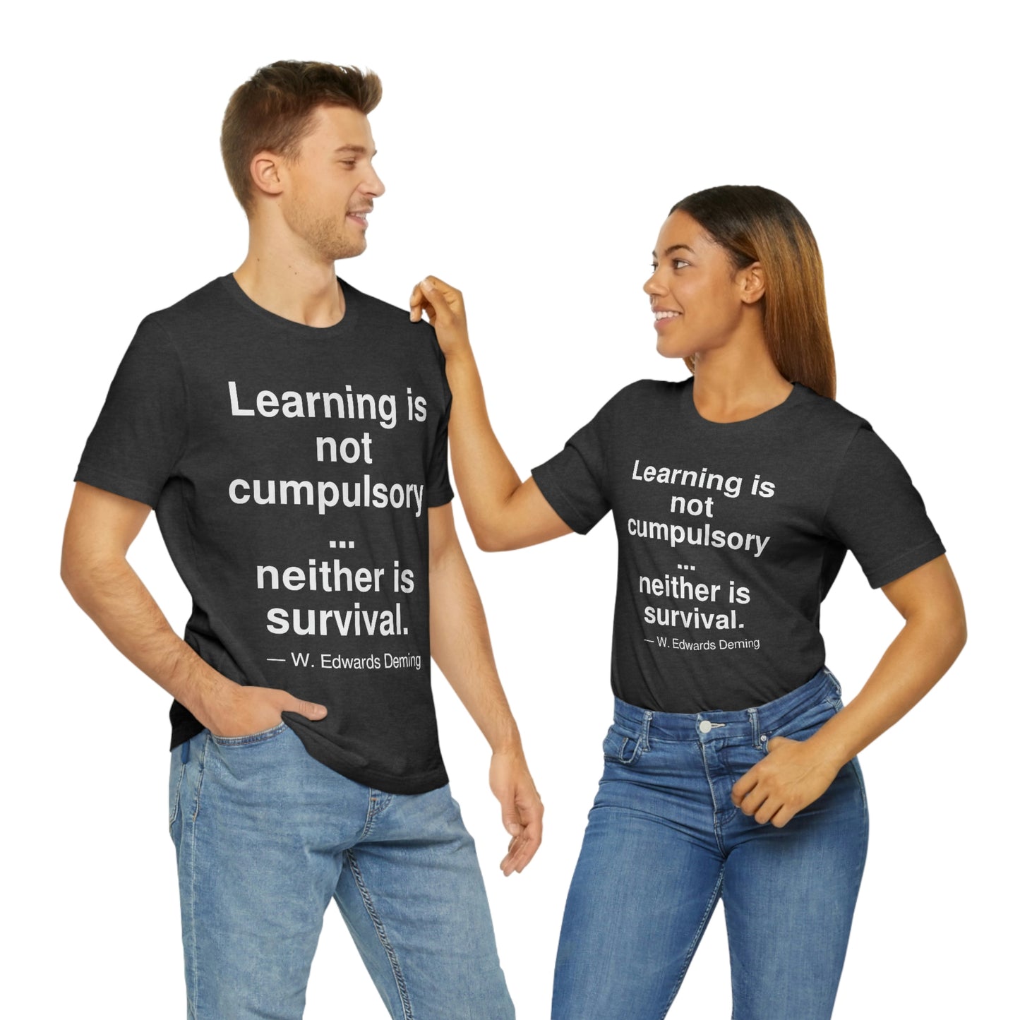 Deming Learning Aa adult t-shirt