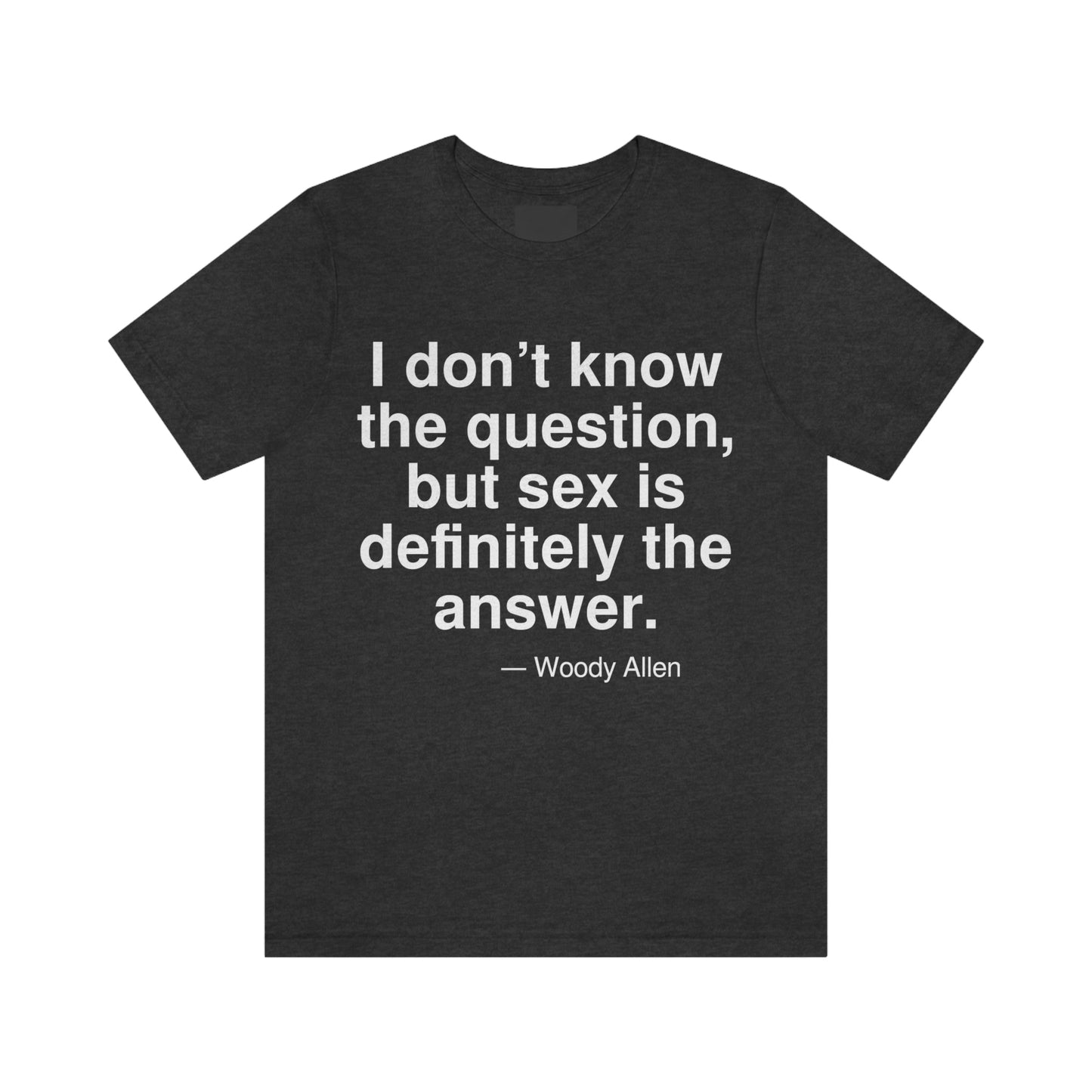 Allen Sex Aa adult t-shirt